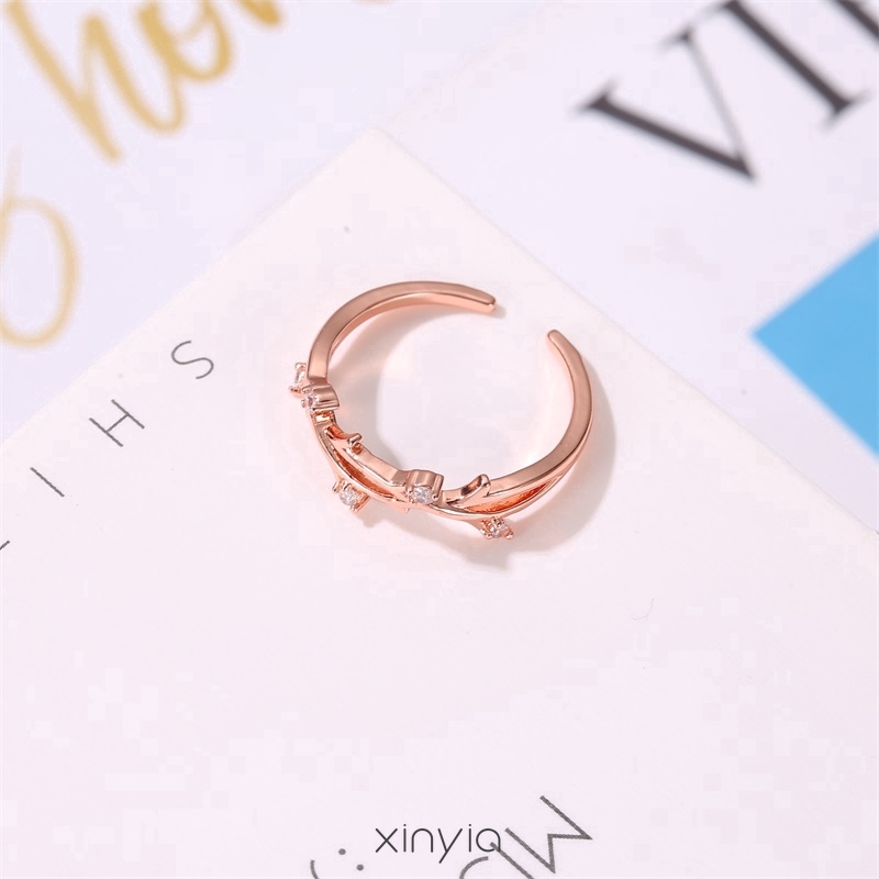 Nhẫn thiết kế giả hình dây mây điều chỉnh được