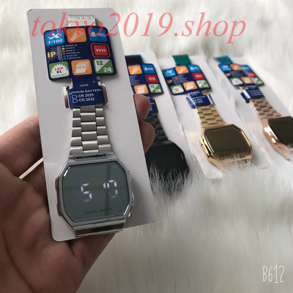 Đồng hồ nam, nữ Gozid Tráng gương LED cảm ứng cao cấp, dây thép sang trọng cho giới trẻ-Gozid.watches | BigBuy360 - bigbuy360.vn