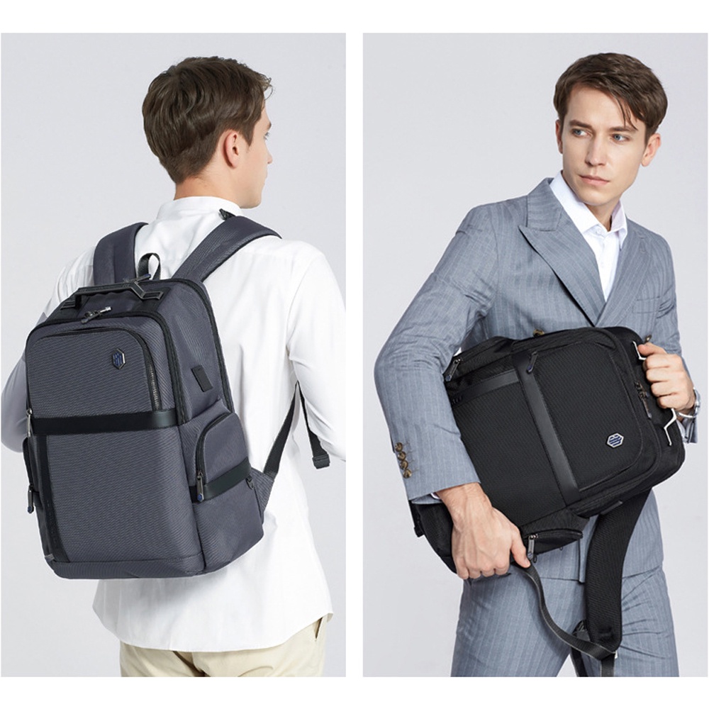 Balo laptop văn phòng cao cấp Arctic Hunter B00449 siêu bền, vải polyester chống thấm nước