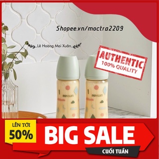 BÌNH SỮA TẬP TI NỘI ĐỊA HÀN -MOYUUM LIMITED CLOUD PHIÊN BẢN MÀU XANH MINT CHO BÉ TỪ SƠ SINH - DUNG TÍCH 170ML - 270ML