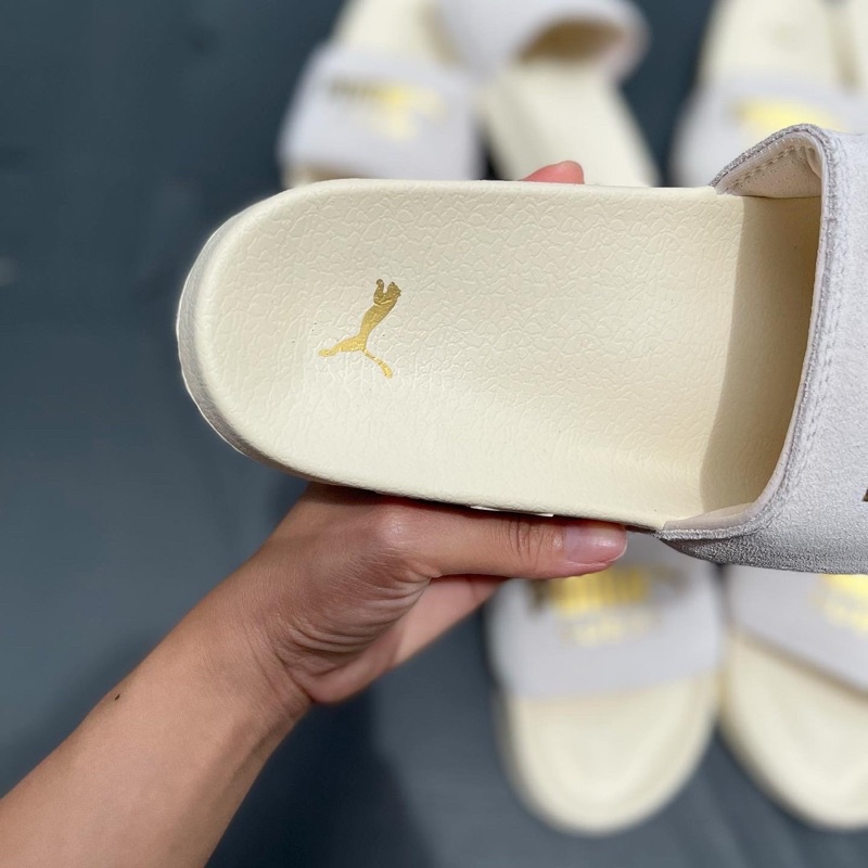 Dép Puma Quai Da lộn Nhiều Màu