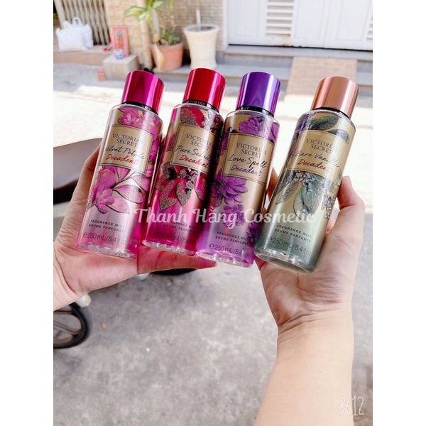 Xịt body mist Victoria Secret mùi mới - Bản Decadent giới hạn - 250ml