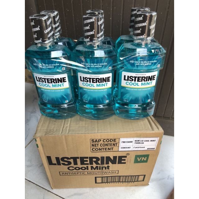 💥💥Nước xúc miệng Listerine Thái lan 750ml( Hàng Công Ty)