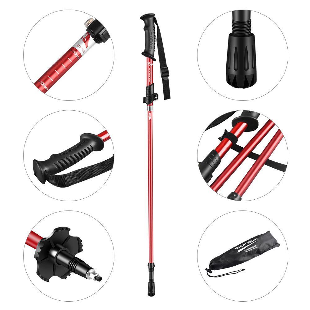 YOLA Gậy Leo Núi Bằng Hợp Kim Nhôm Chất Lượng Cao