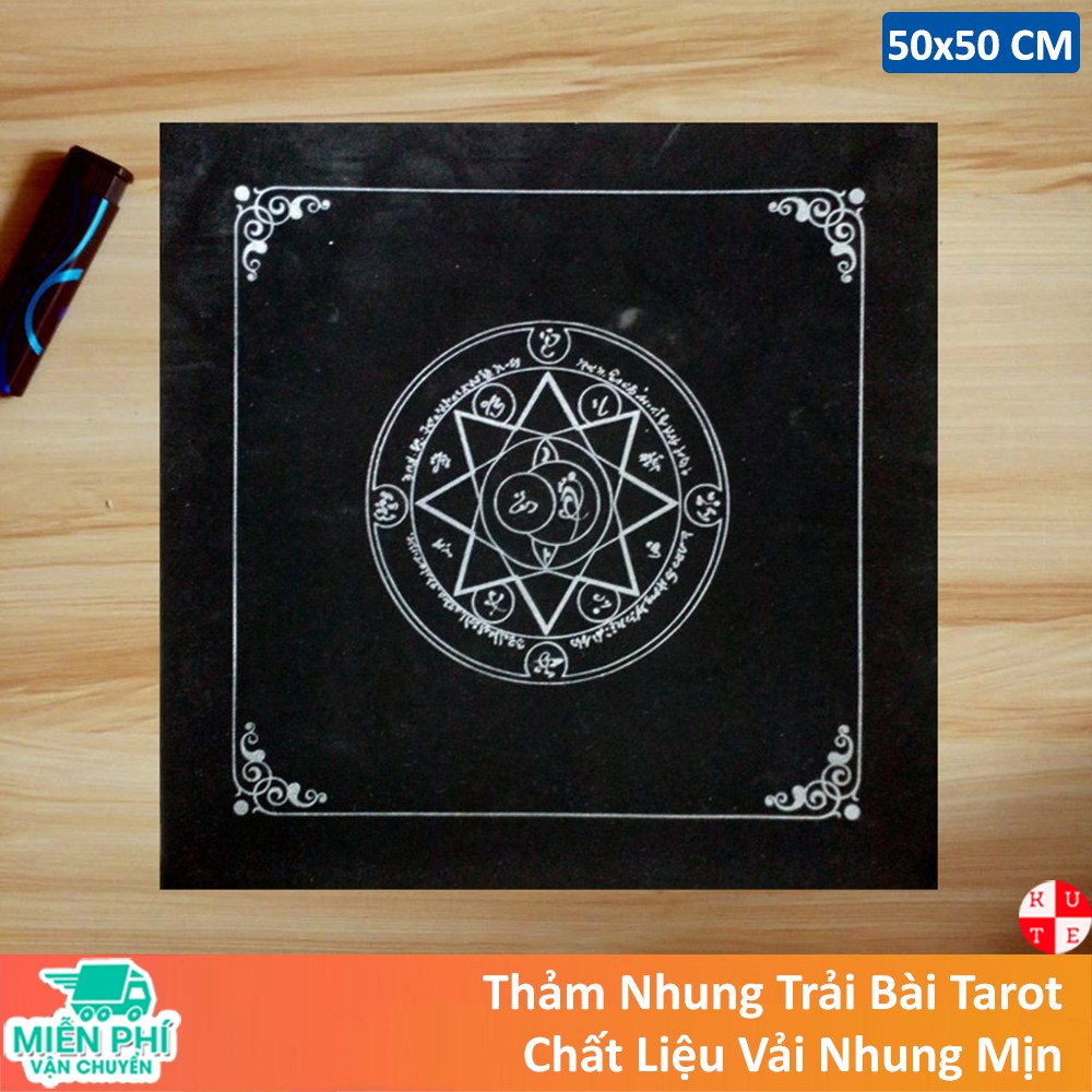 Tổng Hợp Tấm Thảm Khăn Trải Bài Tarot 50x50 Cm Cho Bài Tarot Oracle Lenormand