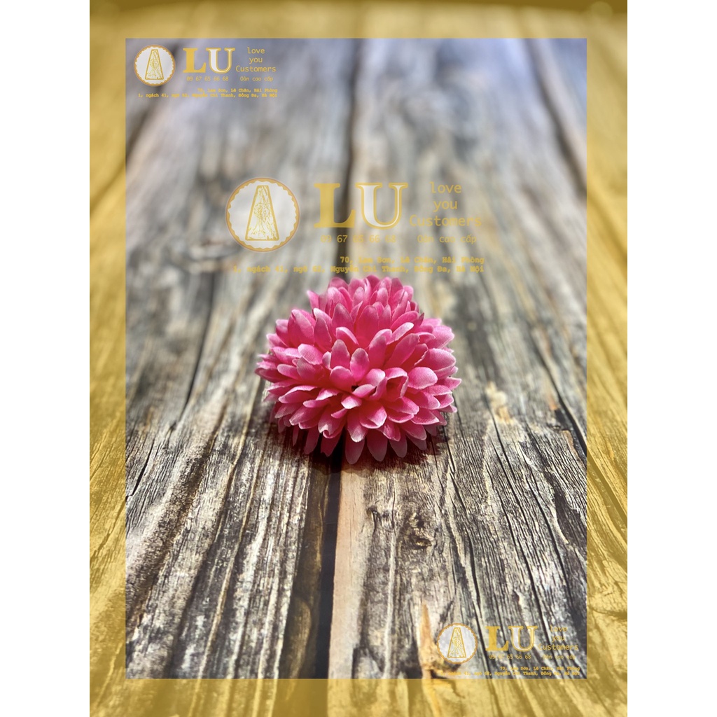 Đầu hoa Cúc xù nhỏ cao cấp, trang trí oản, giỏ hoa quà | LU