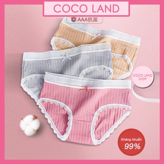 Quần lót ren 💜FREESHIP💜 Quần lót ren nữ dây sườn xuyên thấu phong cách sexy gợi cảm đầy quyến rũ