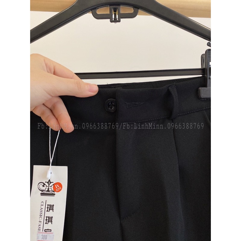 Quần vải ống rộng (cúc giữa) | BigBuy360 - bigbuy360.vn