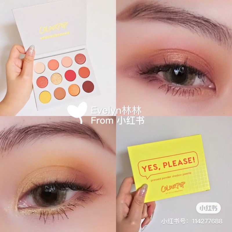 Bảng phấn mắt Colourpop Yes Please