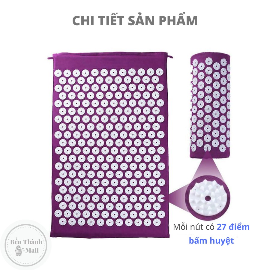 ✈️[Freeship] Thảm massage bấm huyệt Promat [Combo gối & thảm]