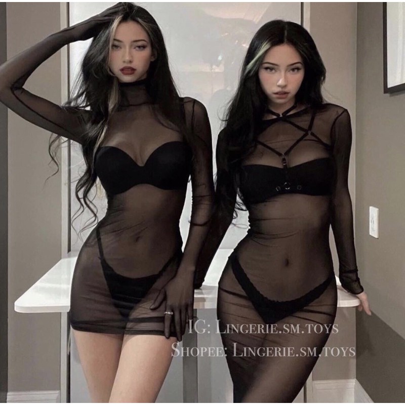 Váy Voan Mỏng Xuyên Thấu | Đầm Sexy | Váy Mặc Ngoài Bikini Đi Biển | BigBuy360 - bigbuy360.vn