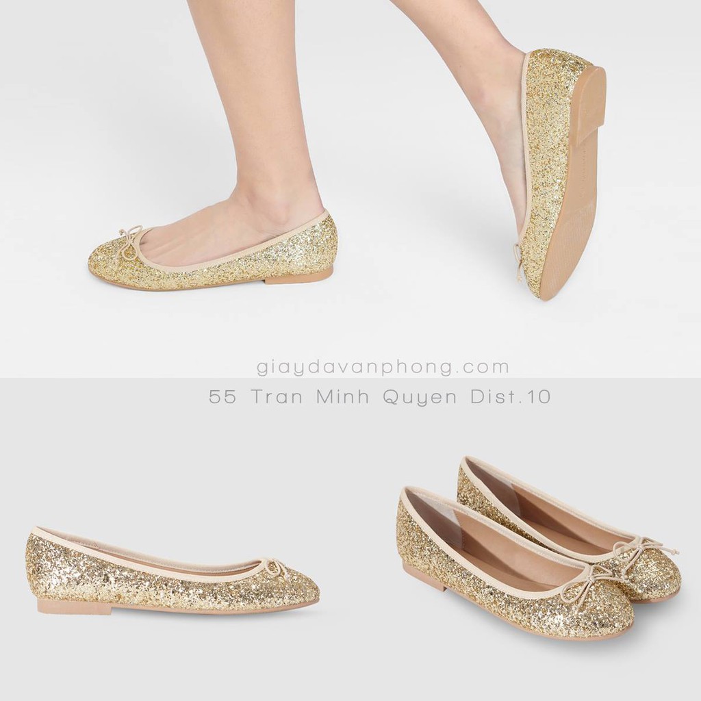 GIÀY BÚP BÊ KIM TUYẾN NƠ VIỆT NAM XUẤT KHẨU - GIÀY CẶP MẸ VÀ BÉ GÁI