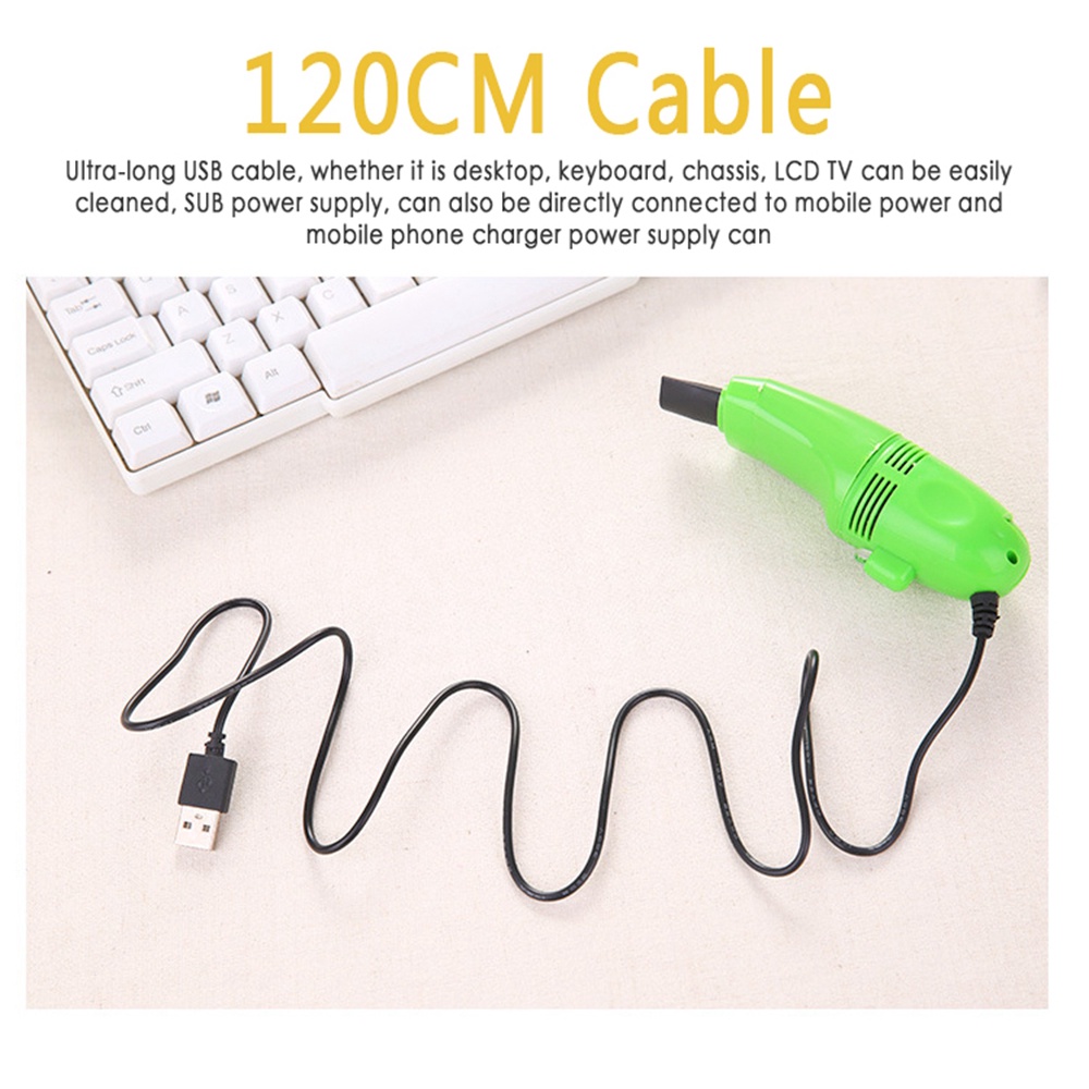 Máy Hút Bụi Bàn Phím Kết Nối USB Thiết Kế Nhỏ Gọn Cho Laptop Máy Tính