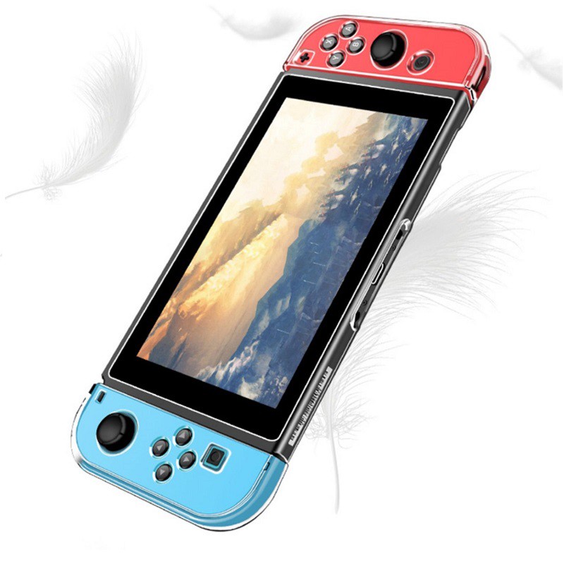 Vỏ bọc bảo vệ máy chơi game LAMMCOU thiết kế trong suốt cứng thích hợp cho Nintendo Switch