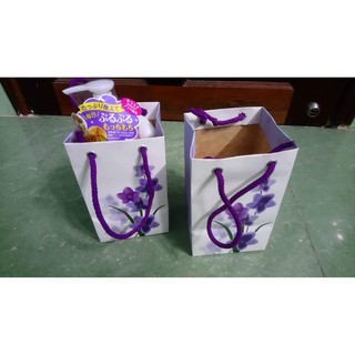 Túi giấy in hoa cán mờ