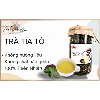 Trà tía tô 150gr - Giảm cân, thải độc, thanh lọc cơ thể - Tặng quả cầu pha trà inox cao cấp
