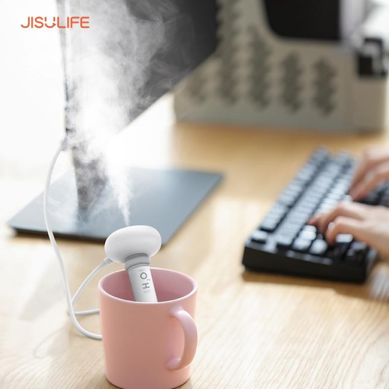 Máy phun sương Jisulife JT06 - Tạo ẩm lọc không khí và giữ ẩm cho da - Thiết kế độc lập hoạt động trên nhiều dụng cụ