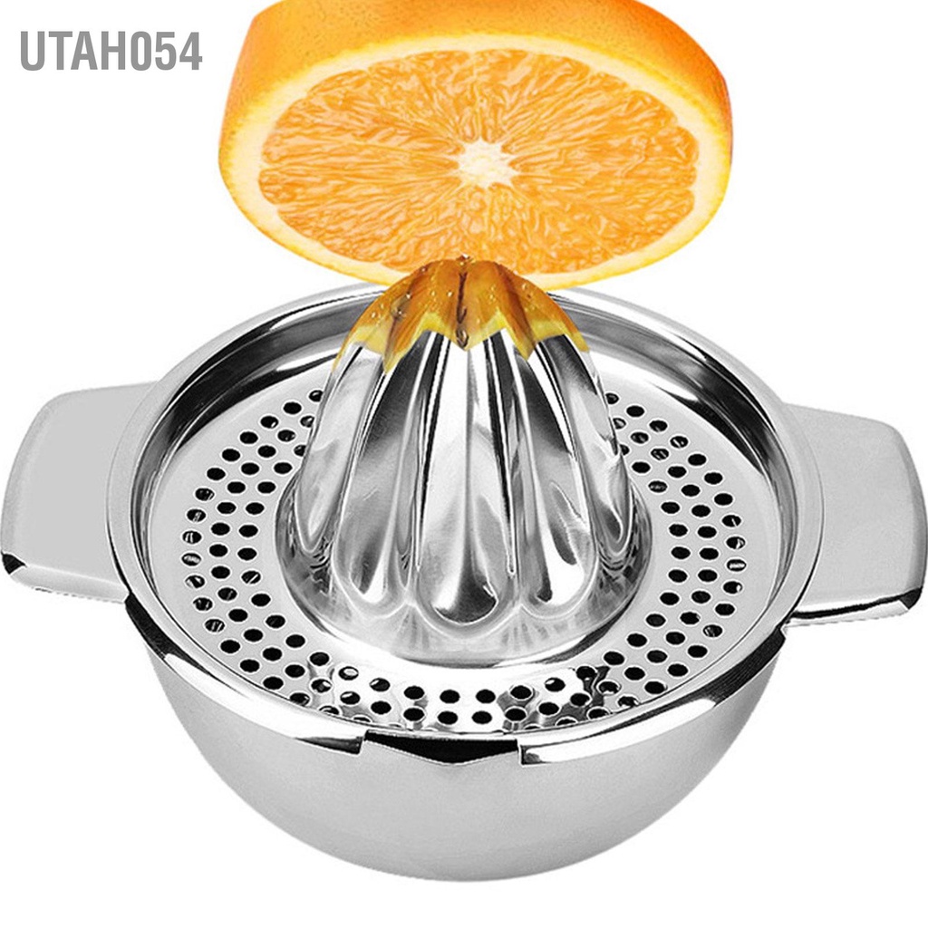 Utah054 Máy ép trái cây bằng tay thép không gỉ Thiết kế chia nhỏ cầm dễ dàng Vệ sinh