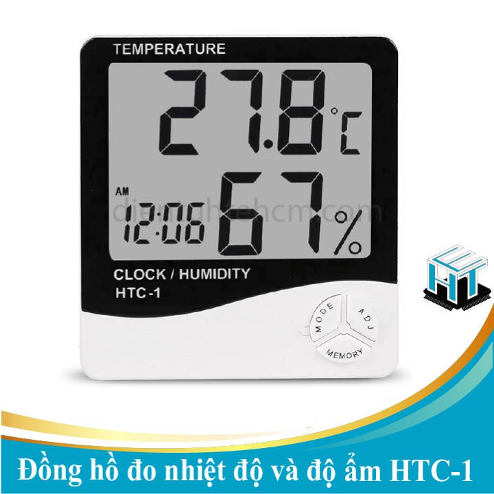 Đồng hồ đo nhiệt độ và độ ẩm HTC-1