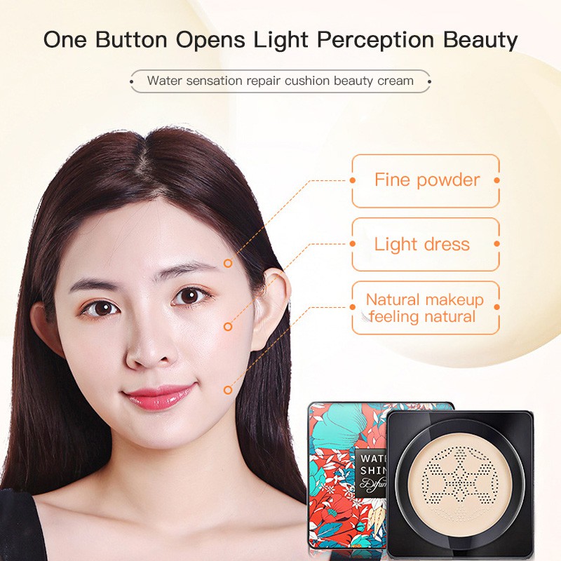 Kem Bb Air Cushion Che Khuyết Điểm Làm Trắng Da Lâu Trôi Kèm Bông Phấn Hình Nấm | BigBuy360 - bigbuy360.vn