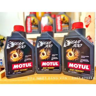Dầu Nhớt Láp Motul Gear 300 Ester 75W90 Tổng Hợp hoàn toàn