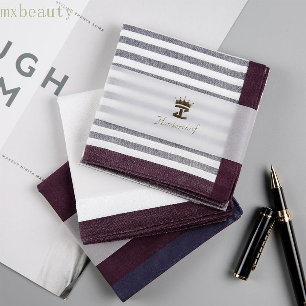Khăn tay bỏ túi làm từ cotton 100% thấm hút mồ hôi phong cách vintage kích thước 43x43cm