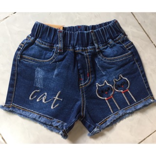 Quần short jeans cho bé gái