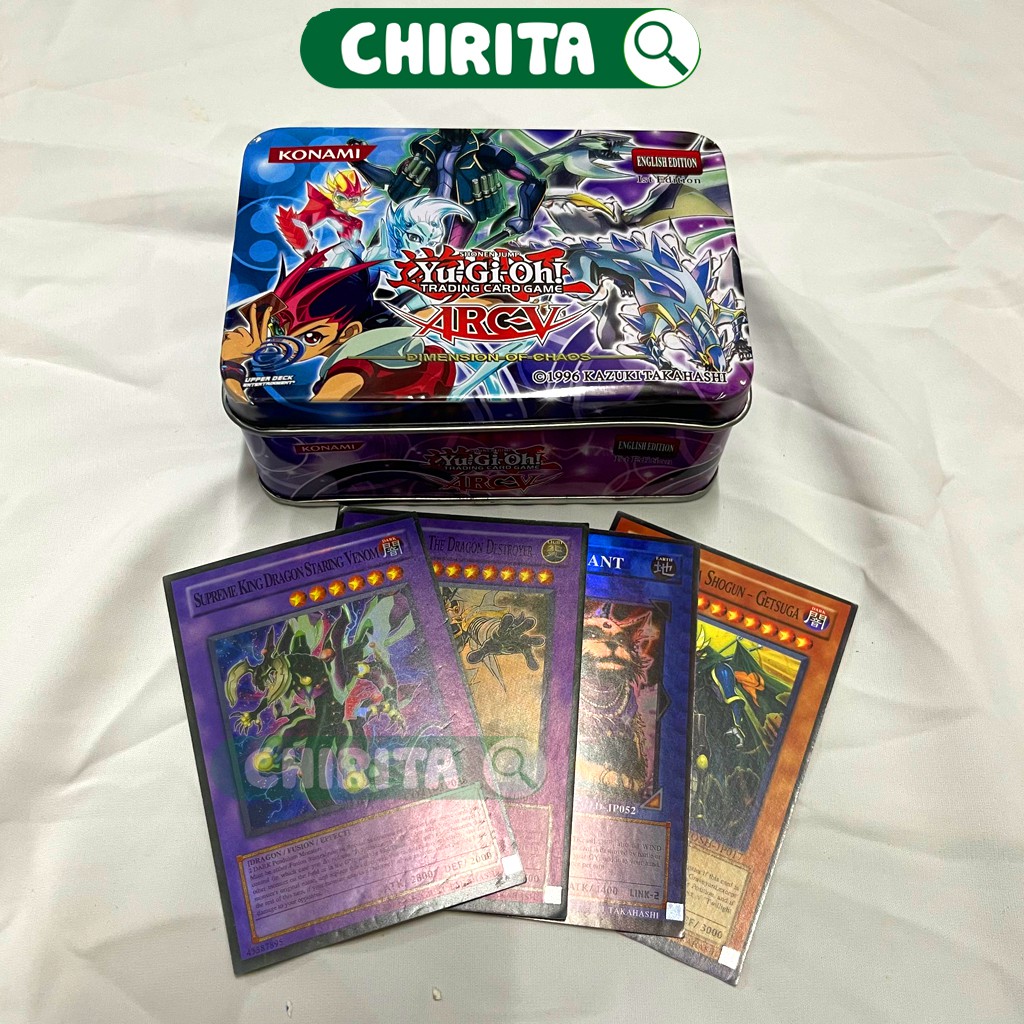 Bài YUGIOH HỘP SẮT Phiên Bản Tiếng Anh - 41 Thẻ Bài Bằng Giấy Cao Cấp Đồ Chơi Trẻ CHIRITA