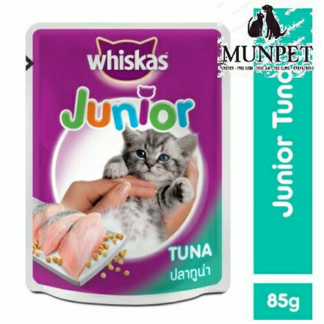 Pate Mèo Con Whiskas Junior Tuna 85g