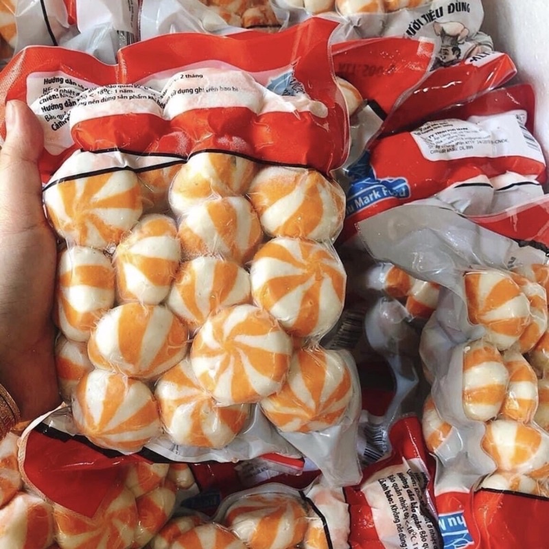 Bánh bao nhân trứng cá Phumark túi 500g/30v (Ship nhanh HCM) | BigBuy360 - bigbuy360.vn