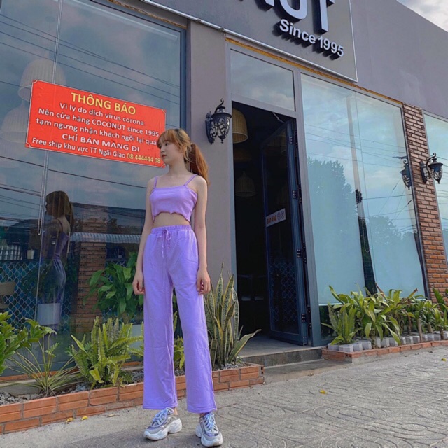 [Corn9] SET THỂ THAO 2DayCROP+ QUẦN BAGGY