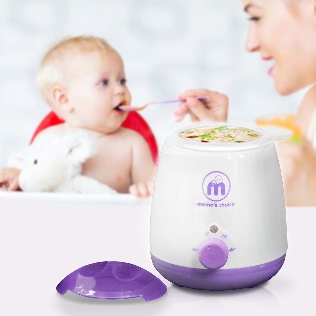 Máy Hâm Sữa Nhanh Mama Choice Bảo Hảnh Mới 1 Đổi 1 Trong 12 Tháng Hâm Sữa 1 Bình Cổ Rộng Hâm Thức Ăn Cho Bé