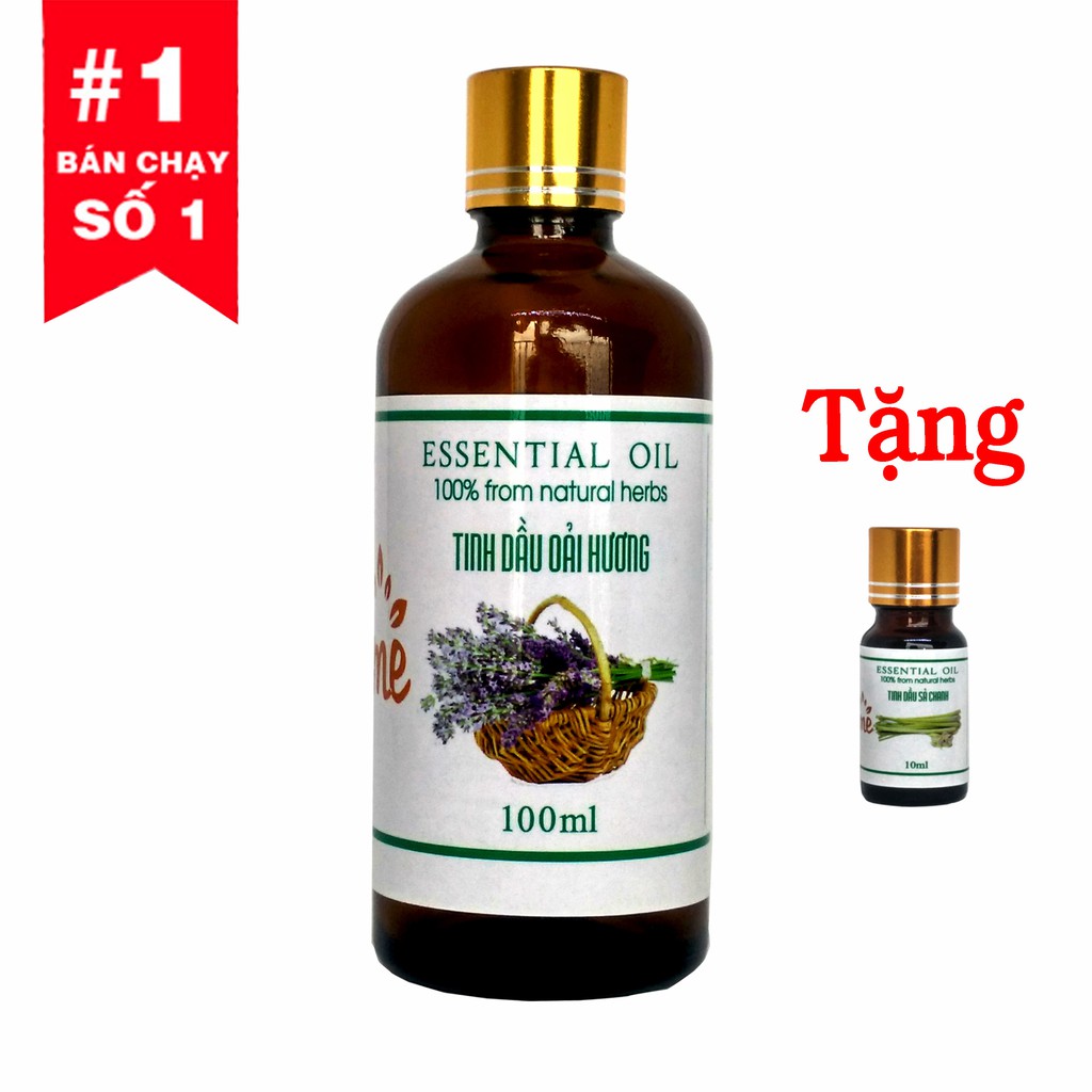 [TRỢ GIÁ] 100ML Tinh Dầu Oải Hương VIDAME, Thư giãn, ngủ ngon, sâu giấc