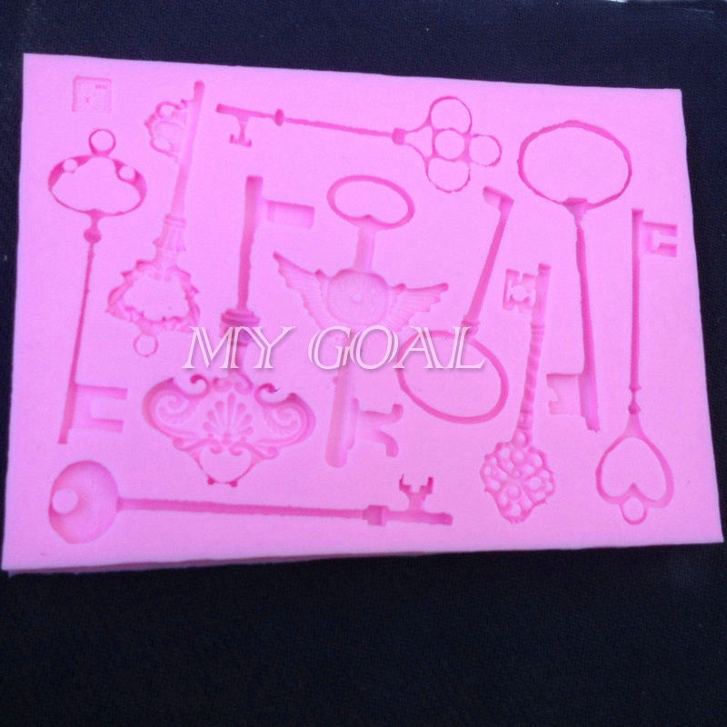 Khuôn Silicone Làm Bánh Hình Chìa Khóa Cổ Điển