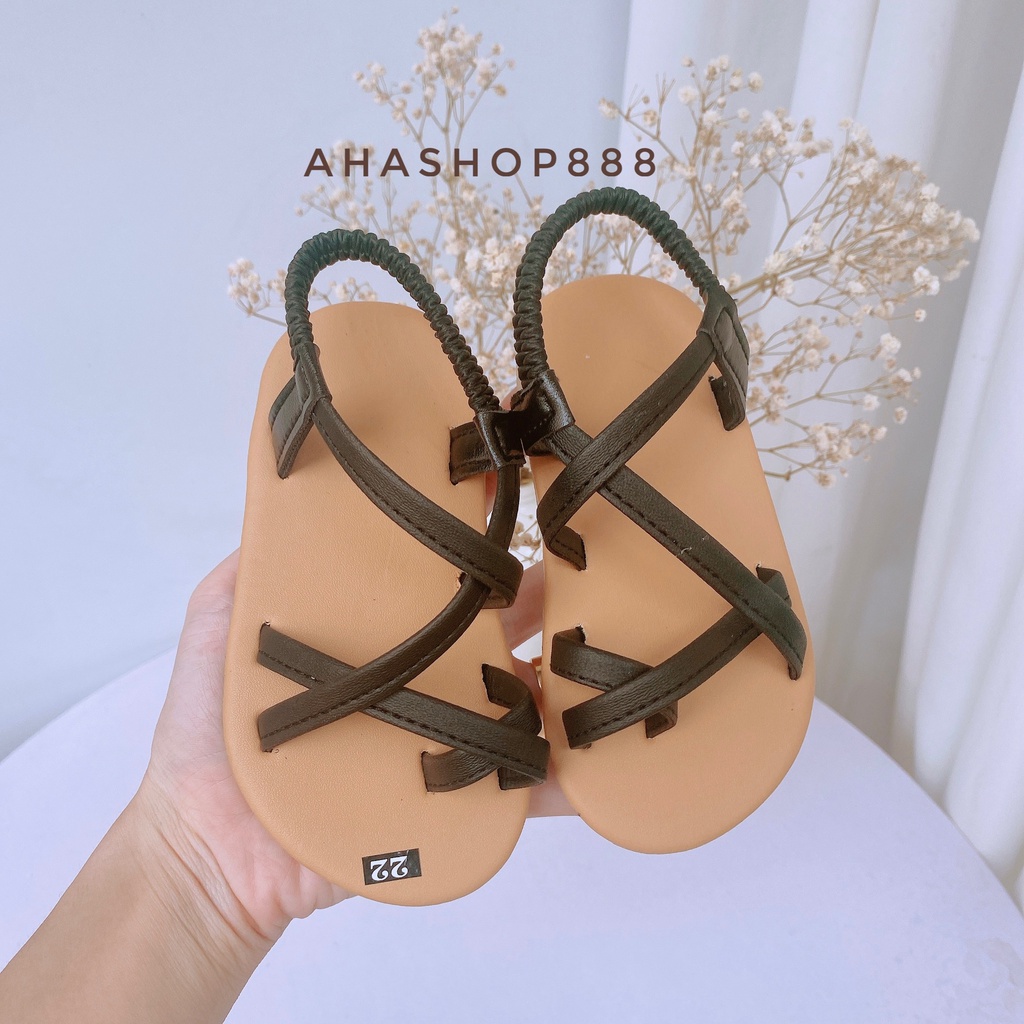 Dép Sandal Xỏ Ngón Quai Chun Mềm Êm Chân Cho Bé Gái 2-4 Tuổi K131