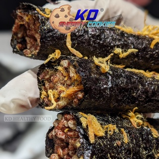 Thanh rong biển cuộn chà bông gạo lứt KD Shop 20g