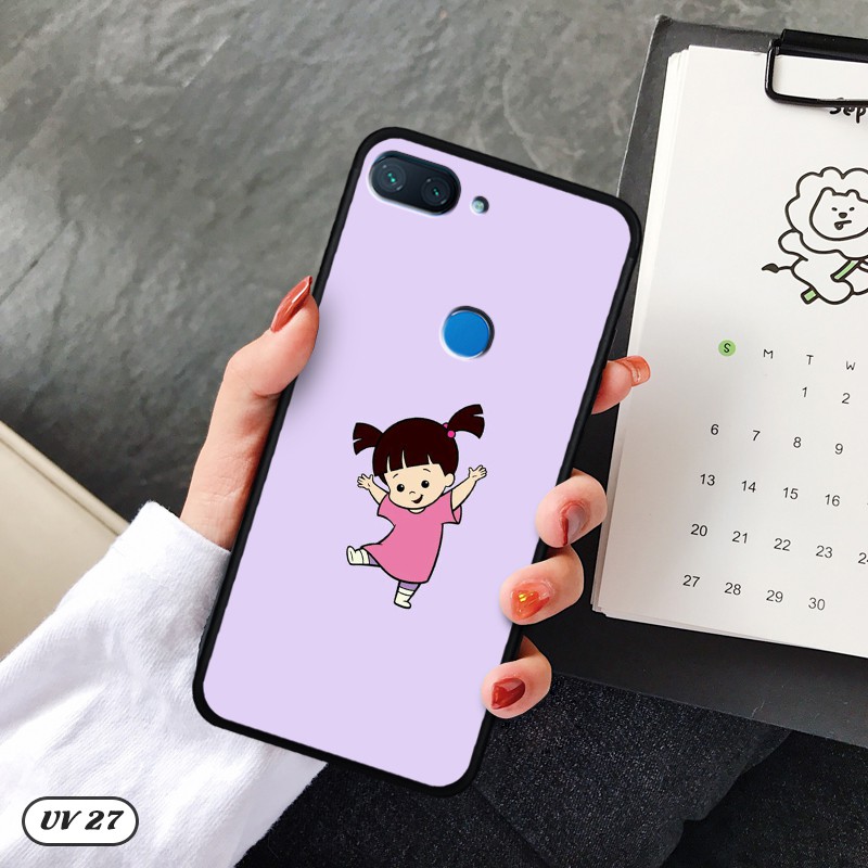 Ốp lưng Xiaomi Mi 8 Lite -lưng nhám , ngộ nghĩnh