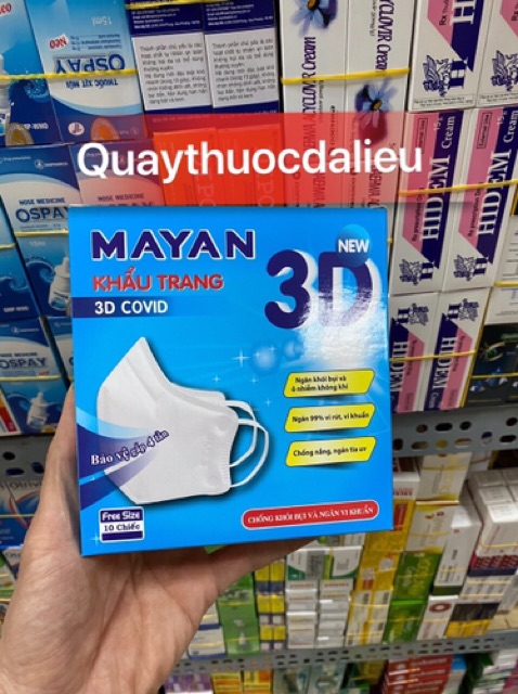 ✅KHẨU TRANG MAYAN 3D (10 chiếc) | BigBuy360 - bigbuy360.vn