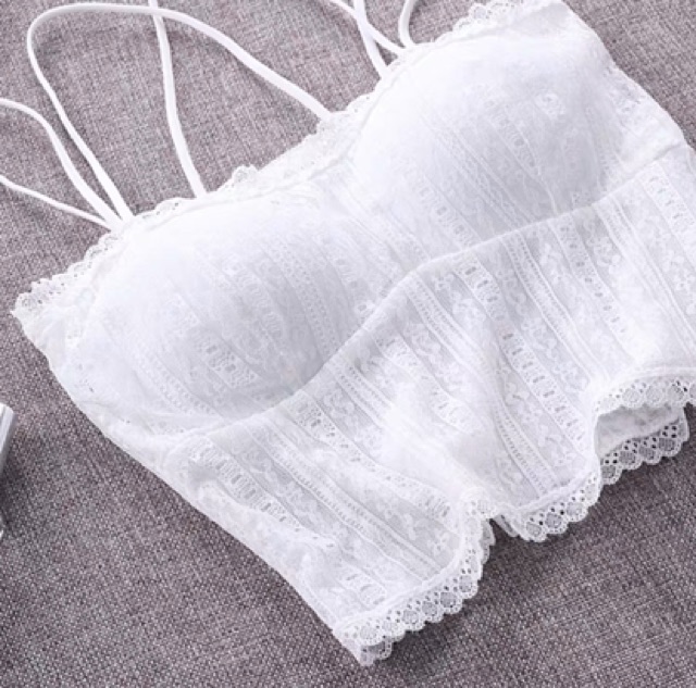 femi.lab áo ren 2 dây có mút freesize, áo 2 dây (lace top) | BigBuy360 - bigbuy360.vn