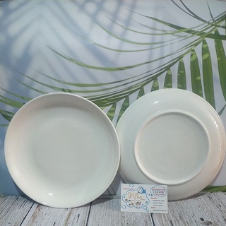 <Video SP > (Gốm sứ) Dĩa Sứ Trắng Sâu Lòng Dày Lớn 9inch