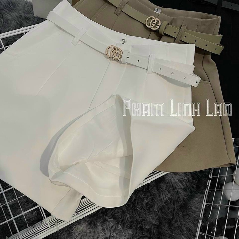 QUẦN SHORT VẢI KÈM ĐAI 2 LỚP QUẢNG CHÂU MS21881