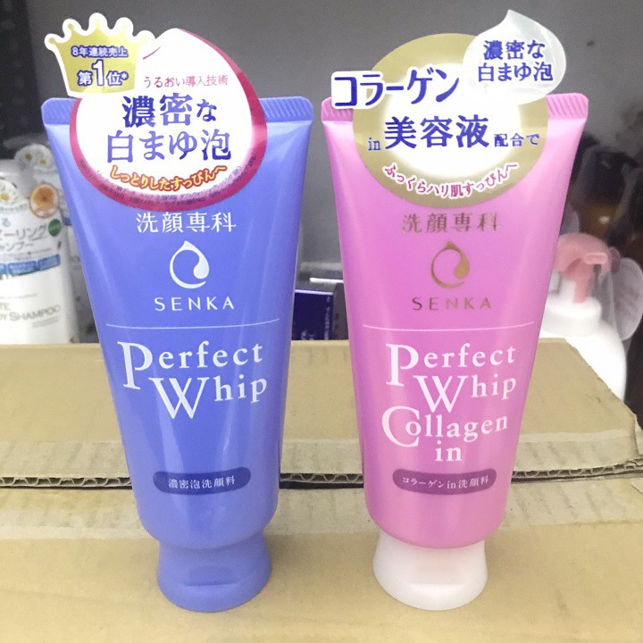 Sữa Rửa Mặt Senka Perfect Whip 120g [Hàng Nhật Nội Địa]
