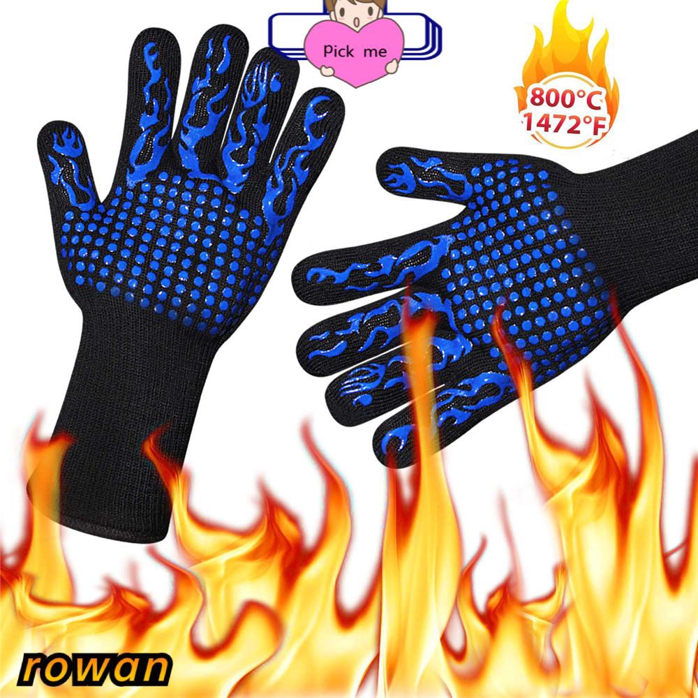 Găng Tay Cotton Chịu Nhiệt 800 Độ Chống Cháy Nổ Dùng Trong Nướng BBQ