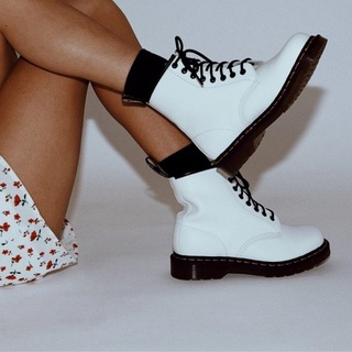 Giày Boots trắng Dr.1460 white cao cổ