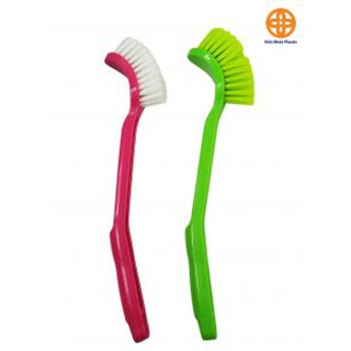 Bàn chải chà toilet cong 38cm nhựa việt nhật