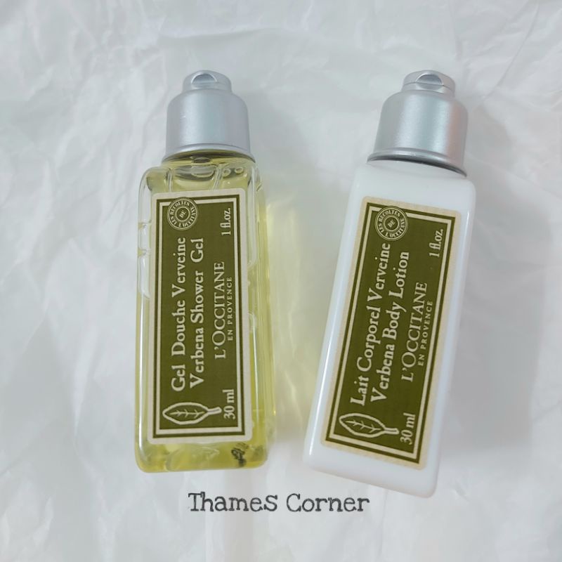 Sữa tắm, Dưỡng thể Cỏ Roi Ngựa Hương Chanh Xả L'Occitane Verbena Shower Gel 30ml