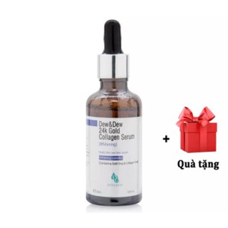 Serum Trắng Da Dew&Dew 24k Gold Collagen Whitening 50ml