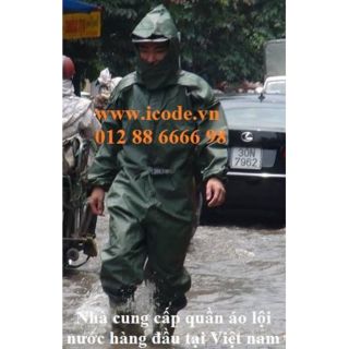 . quần áo lội nước pvc chống hóa chất . mã qa 1210