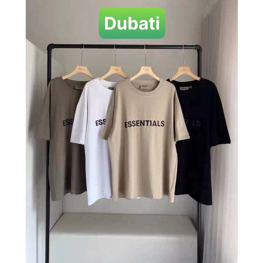 ÁO THUN PHONG CÁCH HÀN QUỐC ÁO NAM NỮ ESSENTIALS SIÊU HOT HÈ KIỂU MỚI 2022 - DUBATI FASHION