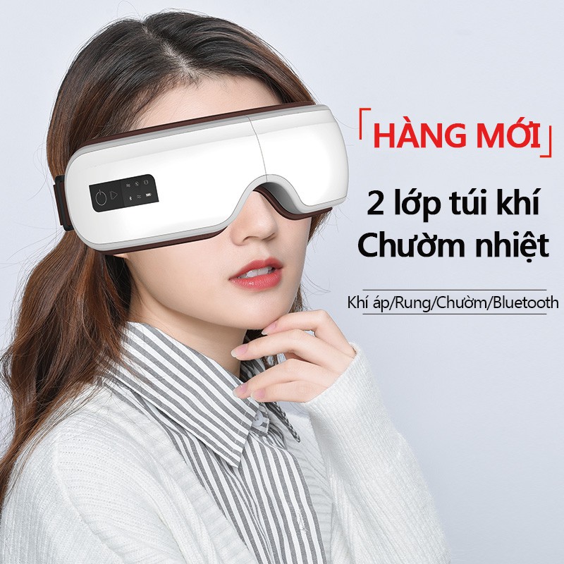 [HÀNG CHÍNH HÃNG] Máy massage mắt chức năng Bluetooth nghe nhạc thư giãn giúp mắt thoải mái